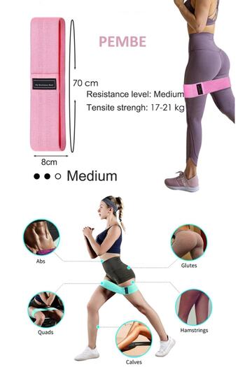TechnoSmart Loop Band Resistance Band - Squat Rubber for Sports, Exercise, Aerobics, Pilates, and Fitness Yoga