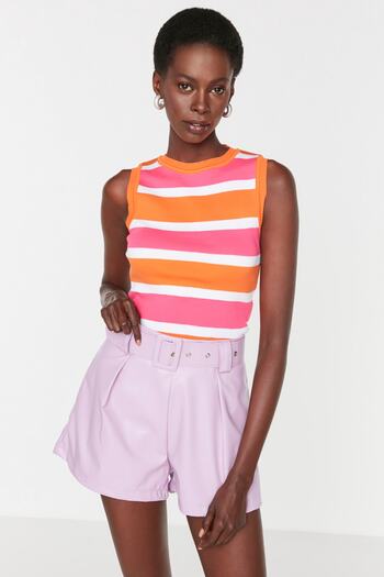 Trendyol Collection Fuchsia Trikot Bluse TWOSS22BZ1170