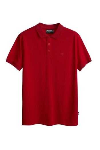 Bad Bear Men's Red Stark Polo T-shirt