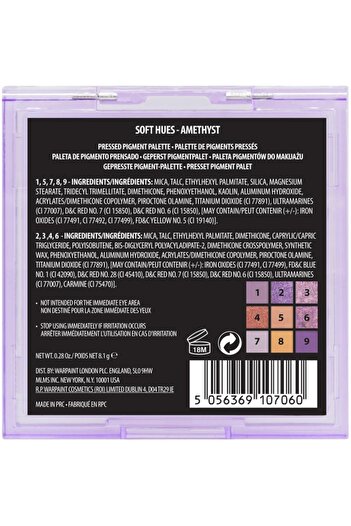 w7 Marka: Soft Hues- Amethyst 9'lu Far Paleti Kategori: Göz Farı