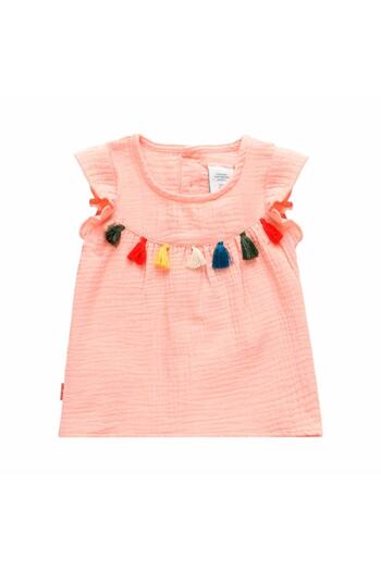 Boboli Baby Girl Cotton Blouse Pink
