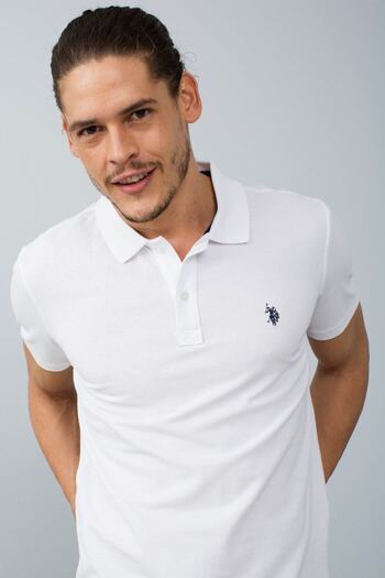 U.S. Polo Assn. G081gl011 Sanju1358102 Ανδρικό T-shirt Λευκό