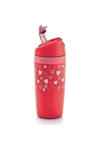 Tupperware Red Hot Cold Cup with Heart