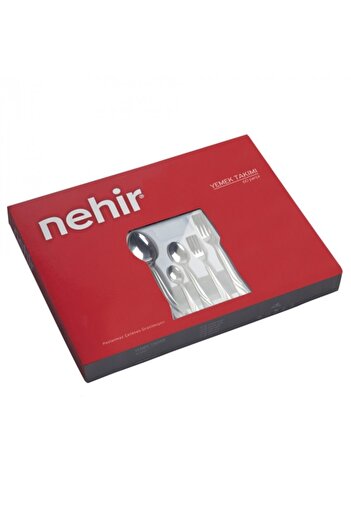 Nehir Lalezar 60 Parça Sade Çatal Kaşık Seti 12 Kişilik Bıçaksız Set