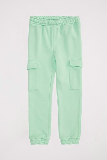 DeFacto Girl's Cargo Pocket Jogger Tracksuit Bottom