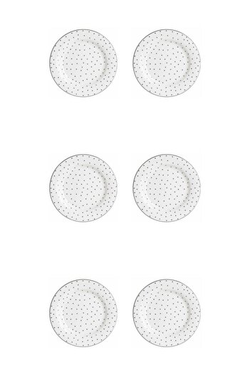Porland Hope Flat Plate 22cm Set of 6