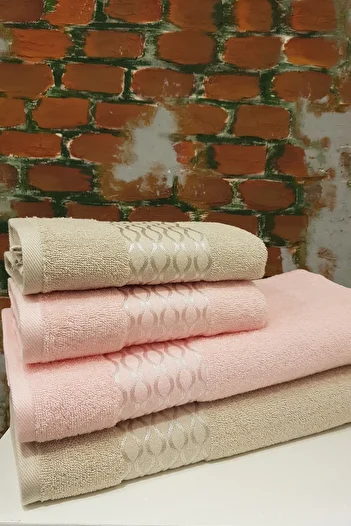 Özdilek Elissa Hammam Set - Bath Towel Set Stone/Powder