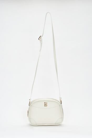 Pierre Cardin Print White Women's Shoulder Bag 05PO22Y1534