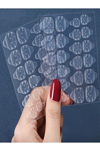 HaLVeY Tırnak Yapıştırma Stickeri. 9 Paket X 24 'lü Set Tırnak Yapıştırıcı Seti