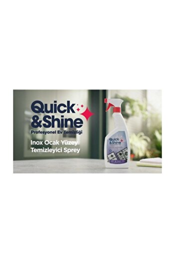 Quick&Shine Inoks Ocak Temizleyici Temizlik Ve Bakım Ürünü