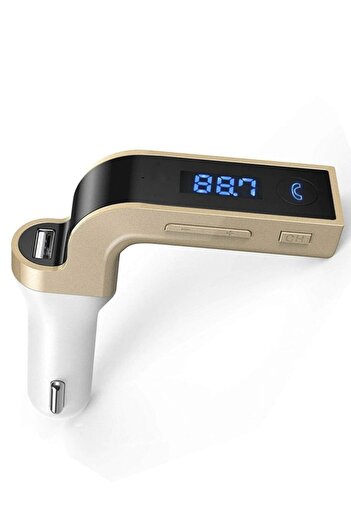 MEZİGARC Universal Bluetooth Araç Müzik Kiti Araba Oto Carg7 Mp3 Çalar Fm Transmitter Cihazı Araç Içi Şarj