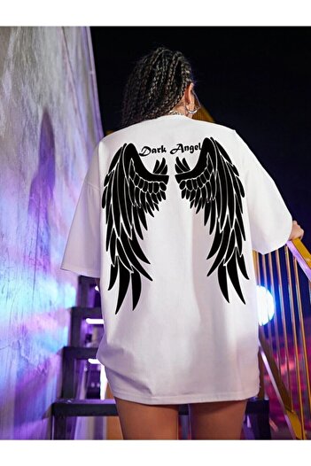 Machetta Μπλουζάκι με στάμπα Angel Wing Oversize