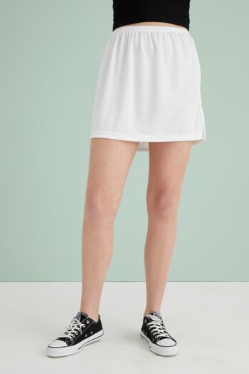 mirach Mini Lining Jupon Swimsuit Underwear Skirt - White