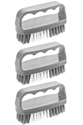 Buffer ® Plastic Practical Nail and Clothing Collar Cleaning Brush with 3 Handles - Tp-113