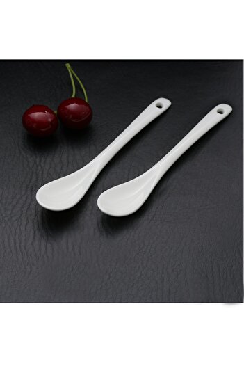 Housess 12Pcs Luxury Porcelain Tea Sugar Jam Spoon Dessert Spoon Nescafe Spoon Sauce Spoon