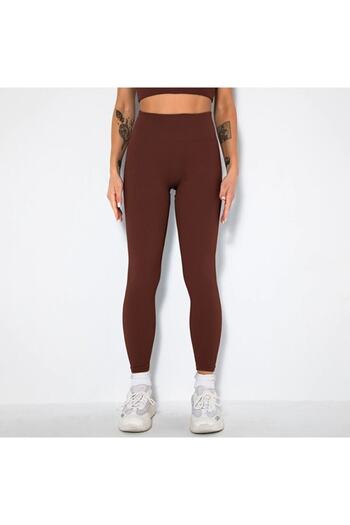 AYSU Brown Plus Size Ribbed Tights