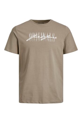 Jack & Jones Jorjungle Script Tee Ss Crew Neck Blk