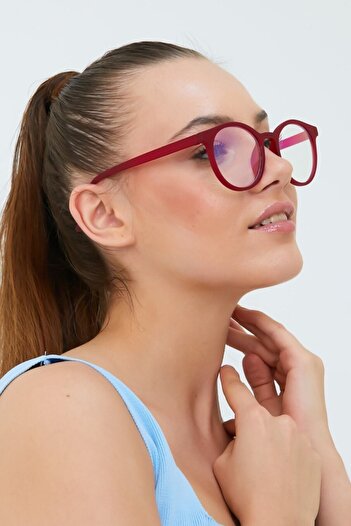 Nilu Moda Unisex Blue Light Filter Computer Goggles Red New Season