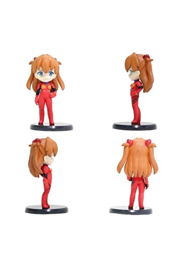 NEO FIGURE Neon Genesis Evangelion Asuka Langley Figür Anime 6 Cm