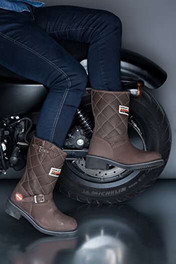 Harley Davidson Ανδρικά Μποτάκια Nubuck Laconia Brown