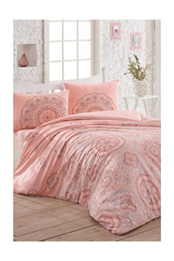 Kristal By Taç Crystal Light Double Duvet Cover Set - Şehriban Powder