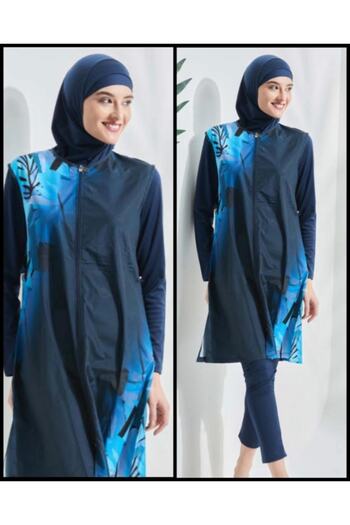 SEAMAY 1005 Dark Blue Hijab Swimsuit