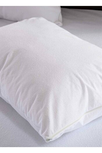 Lotusline Home Zippered Pillow Inner Case 2 Pieces - White