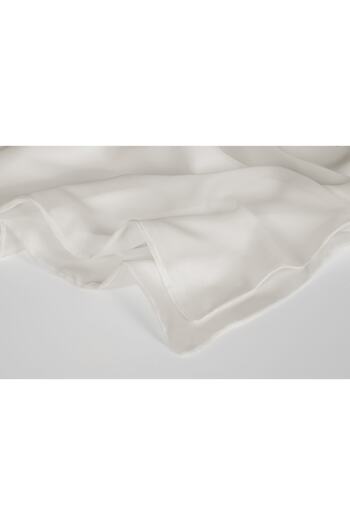 ARMANDA Double Layer Janjan Evening Dress Shawl - Off White