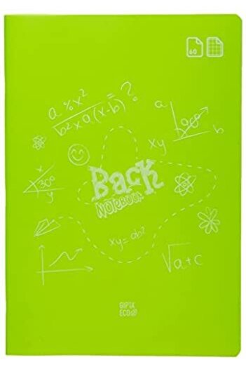Gıpta Eco Back Wire Stitched PP Cover A4 60 Sheets Checkered Notebook