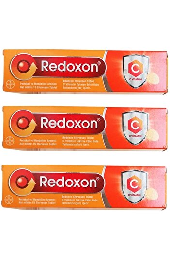 Redoxon Effervescent Vitamin C 1000 Mg - 15 Tablets 3 Pieces