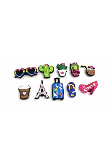 Croci 10 Pieces Slipper Ornaments Jibbitz A-2