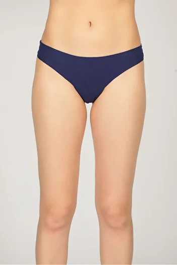 Hays Women's Navy Blue Seamless Basic Cotton Hipster Panties