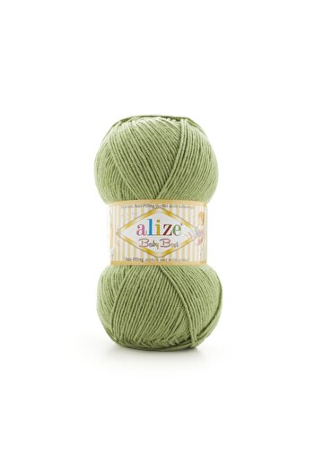 Alize Baby Best Hand Knitting Yarn 5 Τεμάχια 100 Gram 485 Πράσινο