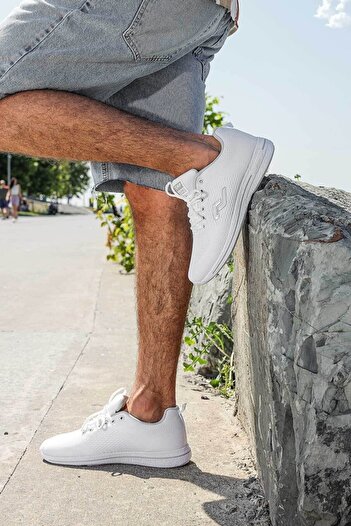 Jump Unisex Λευκά αθλητικά παπούτσια