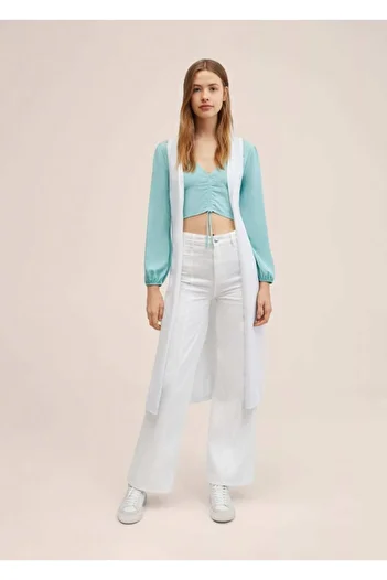 Mango Teen White Sweater with Skirt for
