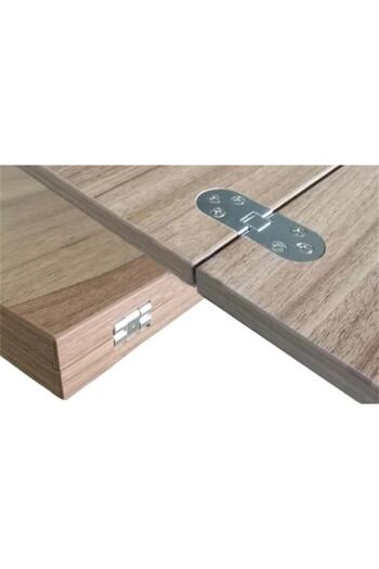ARON (4 Pieces) Breaking Table Hinge Smart Coffee Table Folding Table Magic Coffee Table Metal Chrome Hinge 30x70mm