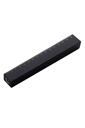 E+M Duo Portmin Pencil Sharpener Ruler Black 3031 20