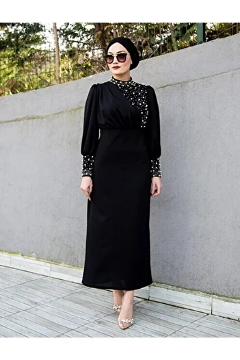 VOLT CLOTHİNG Φόρεμα ειδικής περίστασης με μαργαριτάρια