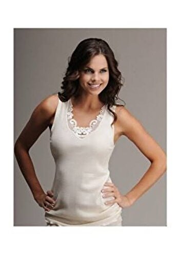 Hasyün Women's Camisole Lace Thick Strap Wool Tank Top