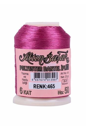 Altınbaşak 20 g Polyester Needle and Lace Thread - No:50 6 Ply 465