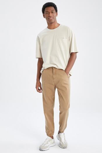 DeFacto Normal Waist Pipe Leg Jogger Παντελόνι Jean