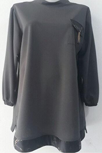 N.Y.YILDIZ Star Crepe Patterned Flexible Tunic