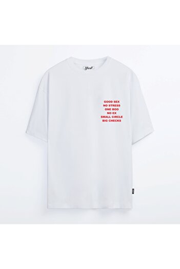 Shout Unisex Oversize Good Sex No Stress  T-shirt