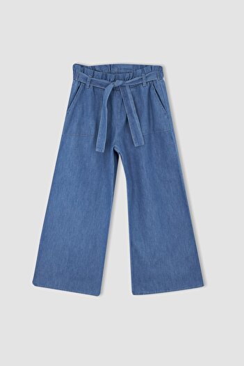 DeFacto Girl's Culotte Wide Leg Trousers