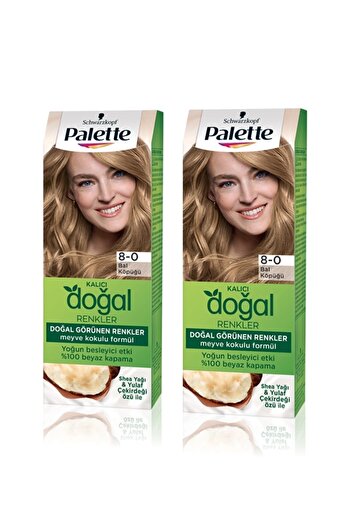 Palette Kalıcı Doğal Renkler 8-0 Bal Köpüğü 2 Adet