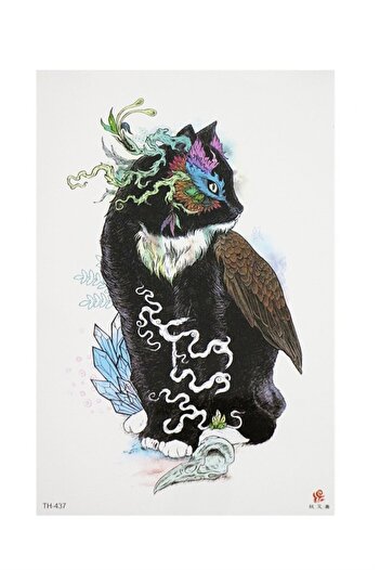 TAKIŞTIR Geçici Kedi Dövme Tattoo