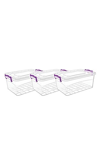 Favilla 3-Piece Lockable Storage Container 2 lt 3 Pieces