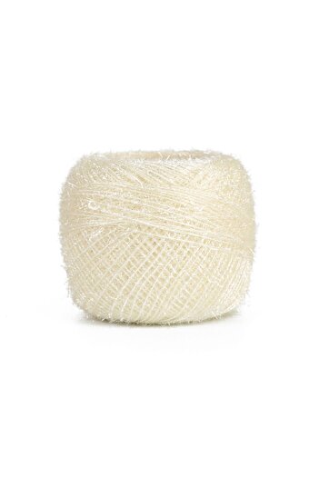 E Elmas Number 25 Ecru Glitter Punch Embroidery Floss (25gr)