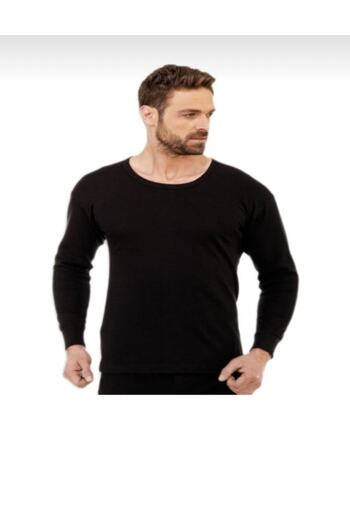 Tutku Men's Black Thermal Undershirt New Season