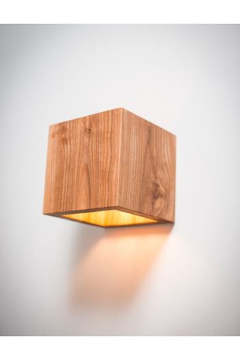 hü ma tasarım ve aksesuar Hüma Design Reflection Designed Downward Directional Wooden Living Room Wall Sconce Chandelier